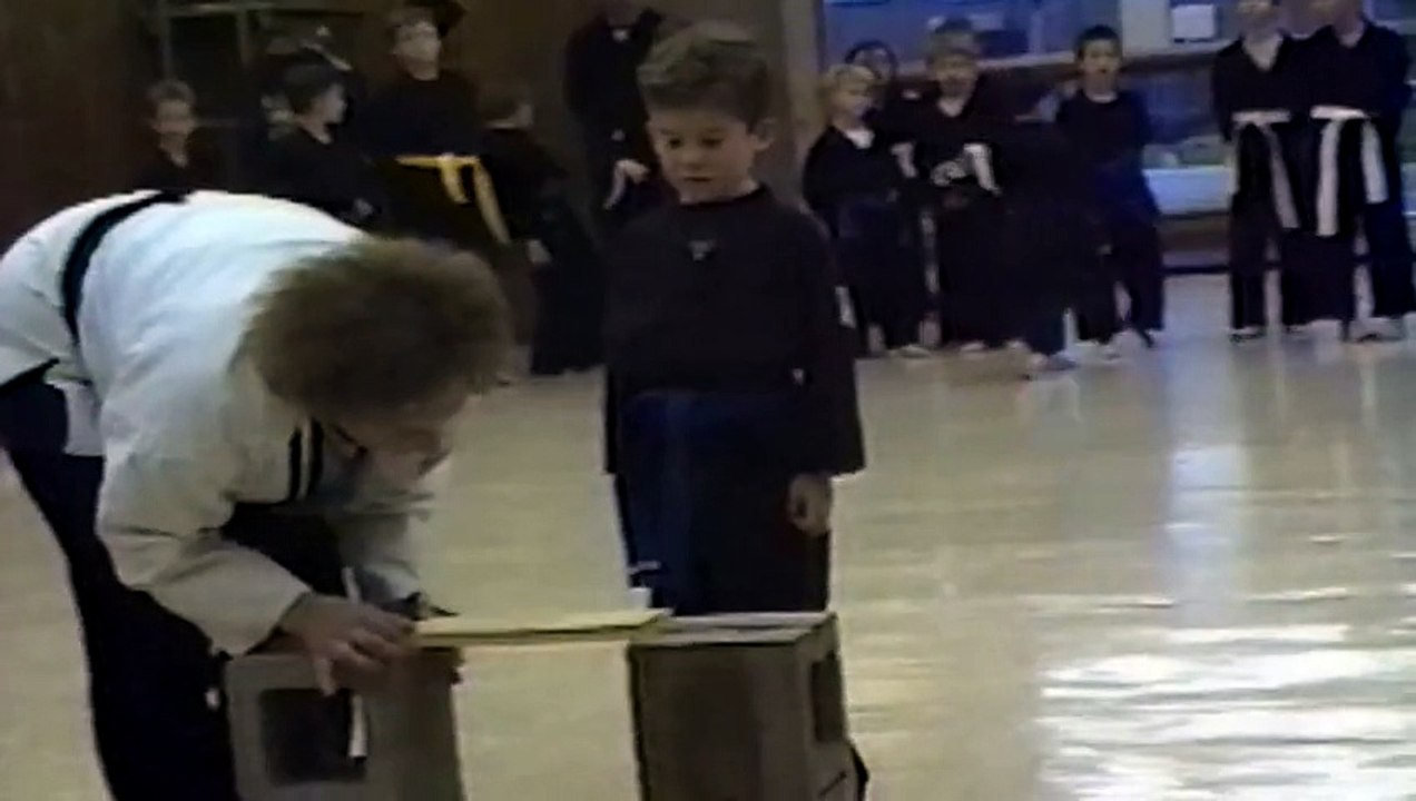 Karate Kid Hurts Hand Breaking Boards