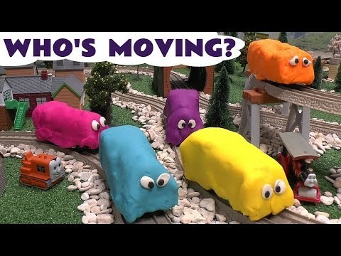 Play Doh Covered & Motorized Thomas & Friends Kids Guess The Funny Thomas The Tank Train
