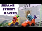 Sesame Street Racers Play Doh Race Thomas & Friends Cookie Monster Elmo Ernie Oscar Big Bird Funny