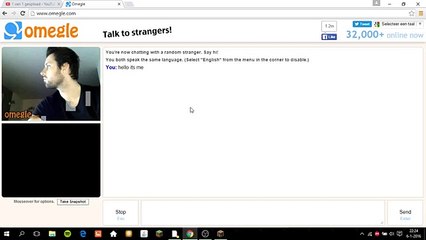 ik zit op Omegle Omg eindelijk geen Fappers #Gekkie