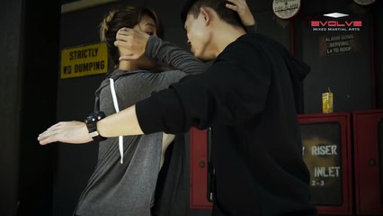 Angela Lee Women's Self Defense Tip #2: Front Choke Escape | Evolve University