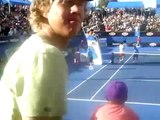 Marcos Baghdatis VS Becker Day 1 Australian Open 2012 Greek/Cypriot fans chanting