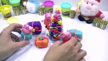 PLAY DOH VIDEOS Peppa Pig Español Kinder Surprise Eggs Smurfs TOYS