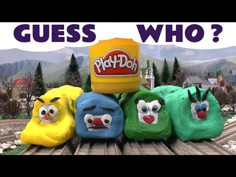 Play Doh Surprise Egg Shapes Guess The Engines 4  Thomas The Tank Play-Doh Thomas Tank Kids Toy