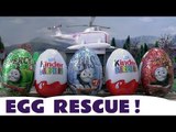 Surprise Eggs Kinder Surprise Eggs Thomas And Friends Toys Emergency Egg Rescue Flynn Belle Harold