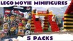 Thomas & Friends Kids LEGO MOVIE MINIFIGURES! 5 Blind bags opened helped by Thomas The Tank Engine