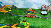 Chuggington with Toot  trains review at railway station. Toy For Babys