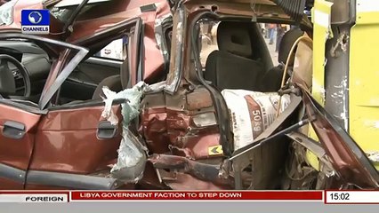 Scene Of An Accident In Lagos State Nigeria