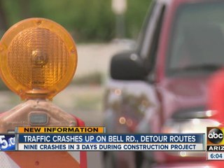 Traffic crashes up on Bell Road near Grand Avenue