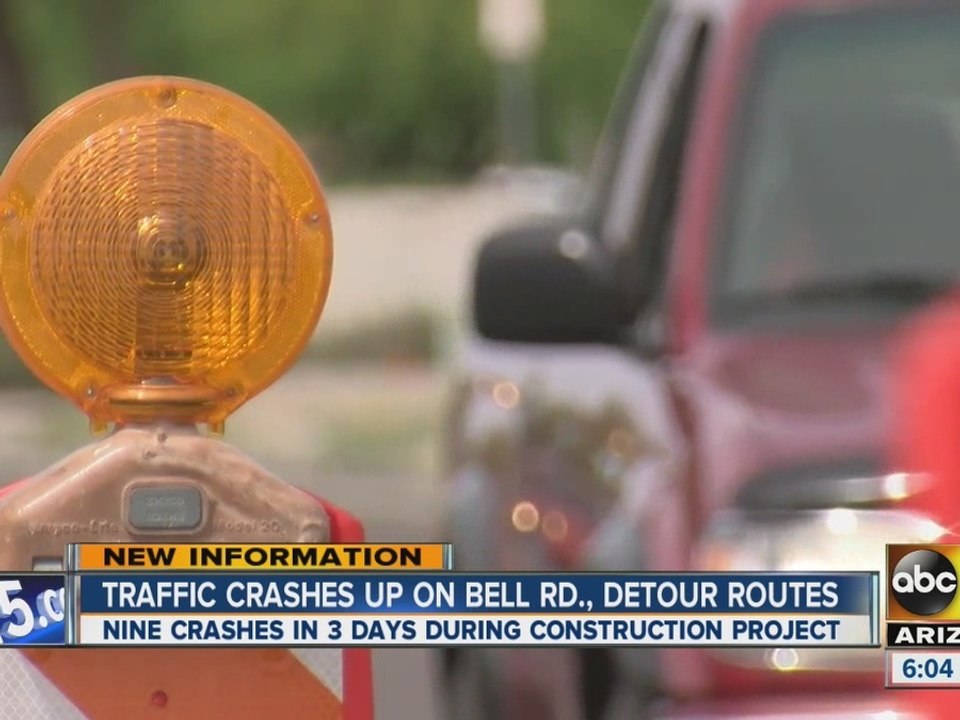 Traffic crashes up on Bell Road near Grand Avenue
