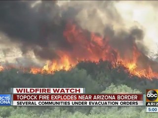 Topock Fire doesn’t show signs of backing down