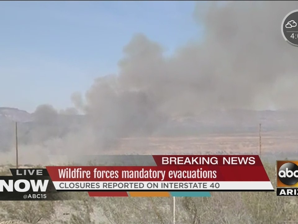 Wildfire forces mandatory evacuations