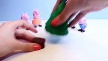 Play Doh Peppa Pig Christmas Tree Play-Doh Crafts Xmas How To Decorate a Christmas Tree Peppa Part 3