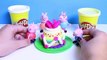 Peppa Pig Chef Peppa Pig Happy Birthday Cake How to Make Playdough Cake DIY Part 6
