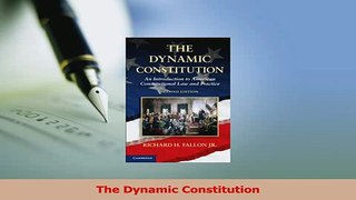 Read  The Dynamic Constitution Ebook Free