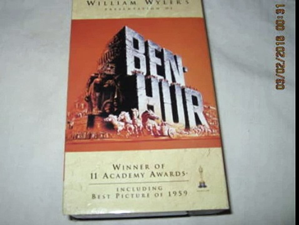 Opening to Ben Hur 2-Tape Set 2001 VHS