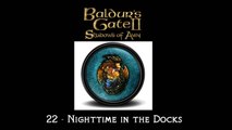 Baldur's Gate II; Shadows of Amn - Nighttime in the Docks