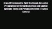 Read IQ and Psychometric Test Workbook: Essential Preparation for Verbal Numerical and Spatial