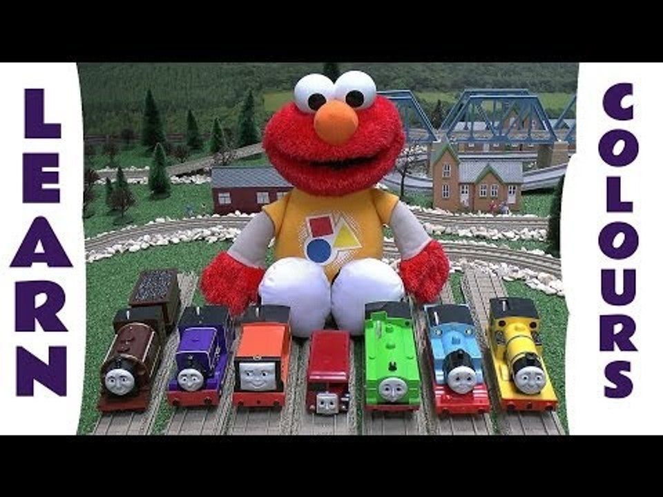 Learn Colors with Sesame Street Rockin' Elmo Toy  Cookie Monster Thomas & Friends Colours Song Kids