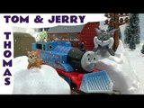 Trackmaster Thomas & Friends Kids Train Set with Tom and Jerry Snow Storm Adventure Toy Tank Engine