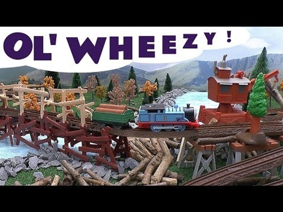 Ol' Wheezy Thomas The Tank Engine Trackmaster Kids Toy Train Set Wild Funny Crane From Misty Island
