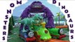 Thomas The Tank Dinosaur Train Set with Sesame Street Cookie Monster Elmo ABC Monsters University