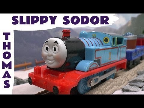 Spotlight Thomas in Slippy Sodor for Thomas & Friends Trackmaster & Tomy Kids Toy Train Set