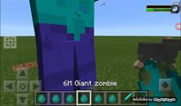 Minecraft mod showcase giant zombies mod