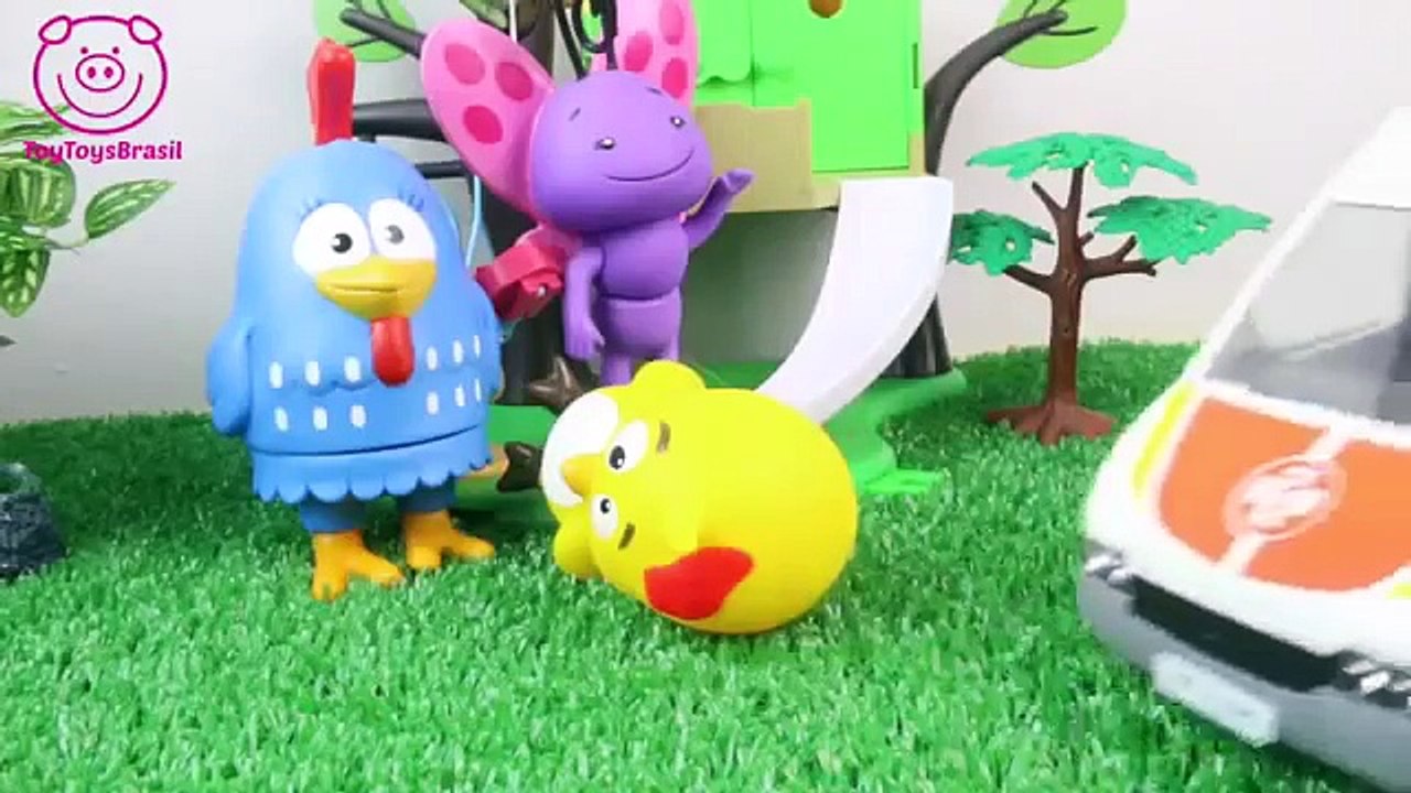 Pintinho Amarelinho Da Turma da Galinha Pintadinha Cai no Parque Novelinha ToyToysBrasil
