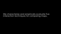 An Evaluation of Interactive Map Comparison Techniques