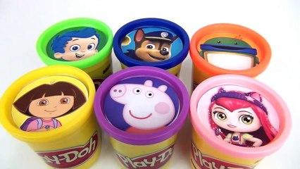 Learn Colors, Playdoh Nick Jr. Bubble Guppies, Paw Patrol, Peppa, Little Charmers, Umizoomi / TUYC