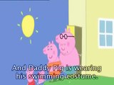 Peppa Pig Cartoon Very Hot Day with subtitle