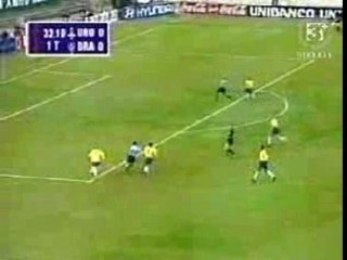 Recoba Uruguay - Brésil 1-0 Pénalty