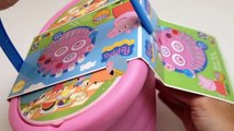 Play Doh Peppa Pig Picnic Basket Cesta de Picnic Dora The Explorer Cookie Monster Toys Part 1