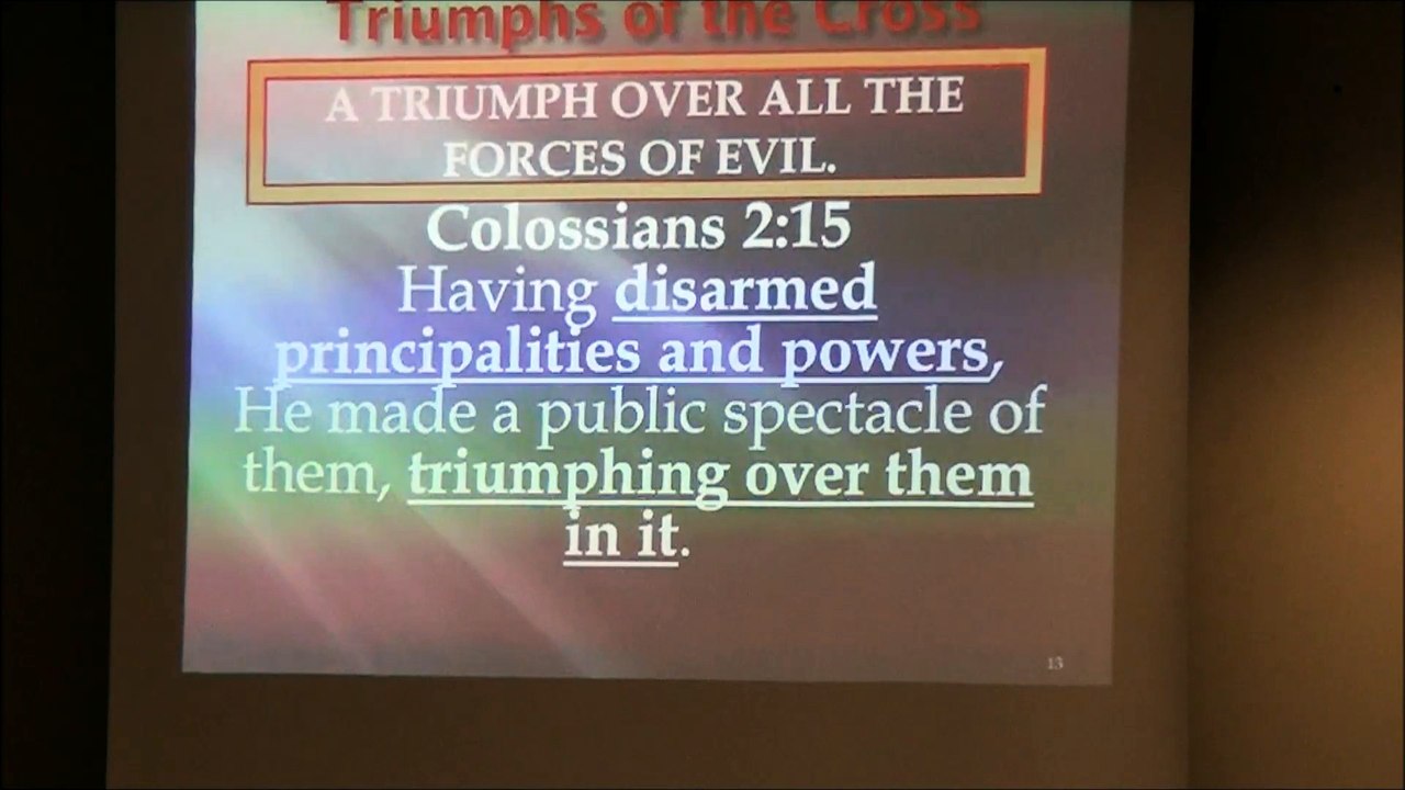 April 3, 2016 " Triumphs of the Cross part 2"