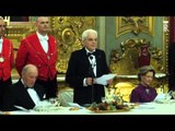 Roma - Brindisi di Mattarella in onore dei reali di Norvegia in Visita di Stato in Italia (06.04.16)