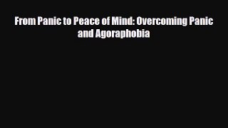 Download ‪From Panic to Peace of Mind: Overcoming Panic and Agoraphobia‬ Ebook Free