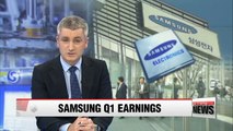 Samsung Electronics posts better than expected earnings in Q1