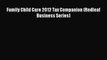 Read Family Child Care 2012 Tax Companion (Redleaf Business Series) Ebook Free