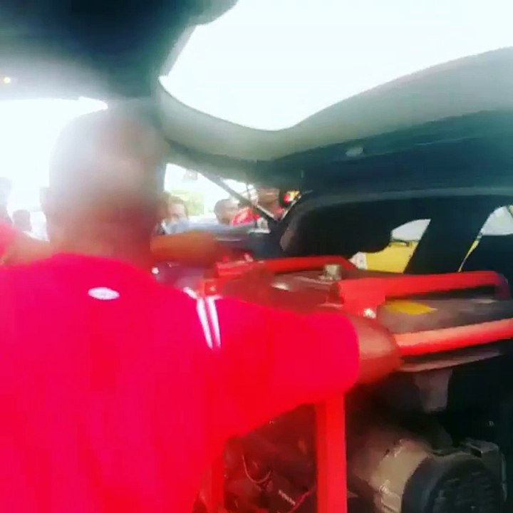 Nigerians At Gas Station With Generator As Fuel Scarcity Bites Harder