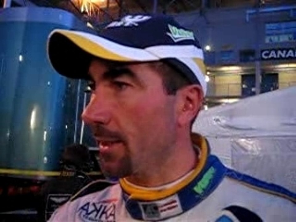 Luc Alphand après son 1er relais aux 24 Heures du Mans