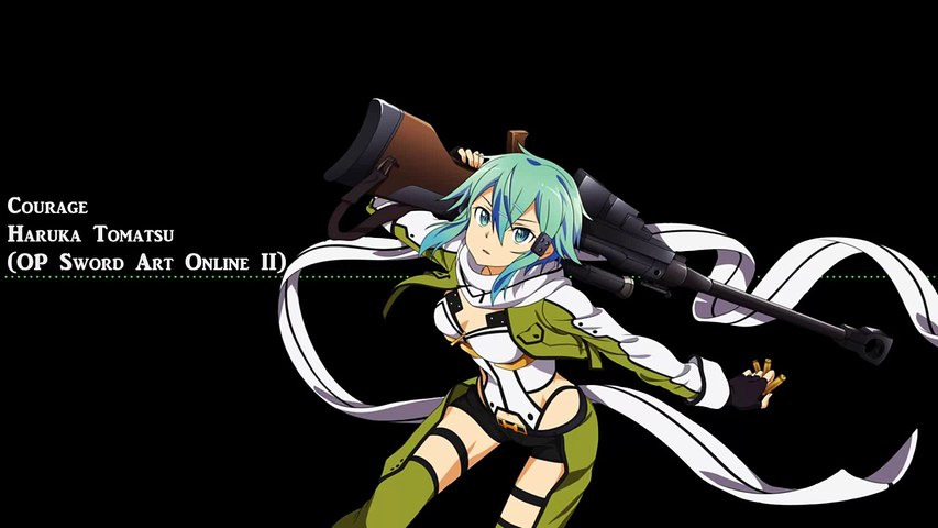 Nightcore Courage Haruka Tomatsu Op Sword Art Online Ii Video Dailymotion