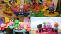 Peppa Pig Summer Vacation Beach Slide Camping Playground Playing Peppa Family Fun