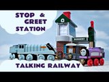 Wooden Thomas The Train Railway Interactive Stop & Greet Station kids Toy Train Set Thomas The Tank