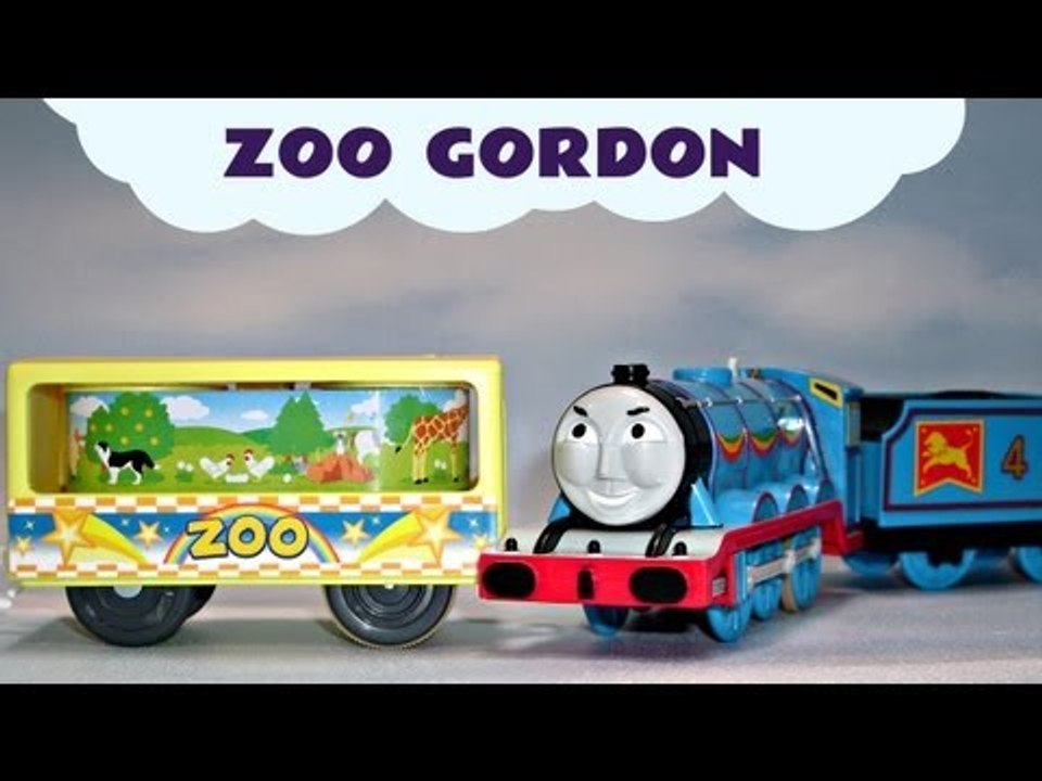 Gordon & The Zoo Cars Thomas The Train Tomy Plarail Kids Toy Train Set
