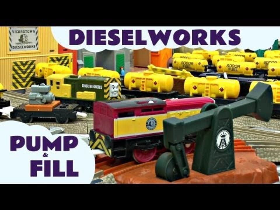 Dieselworks Thomas The Train Trackmaster Pump and Fill Set kids Toy Train Set Thomas The Tank
