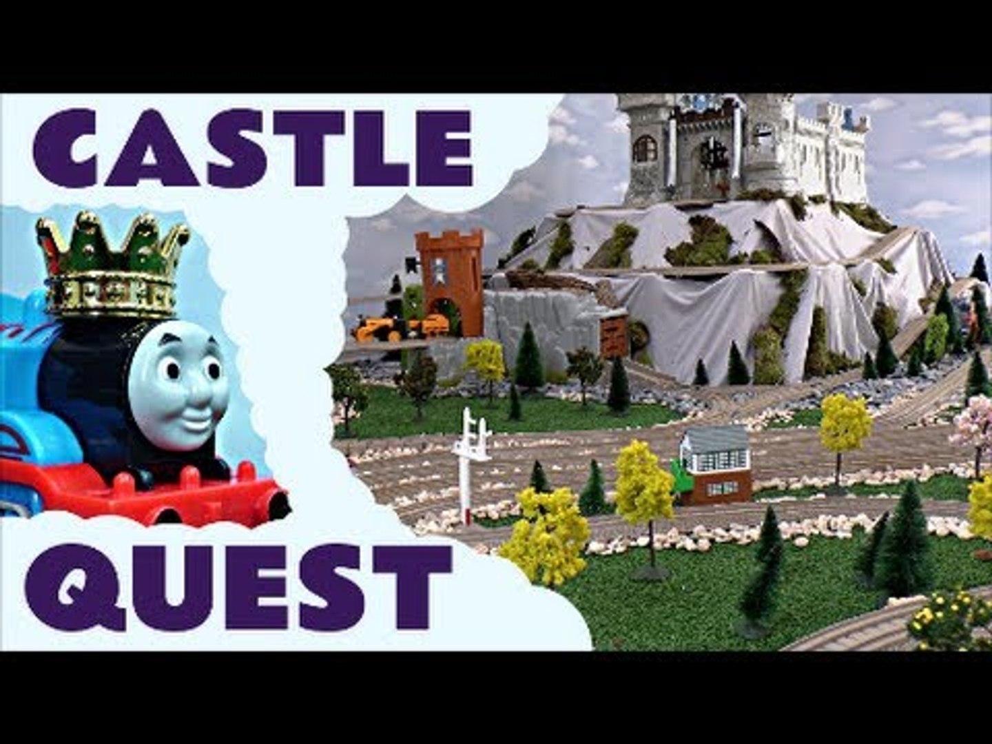 thomas the train castle quest set