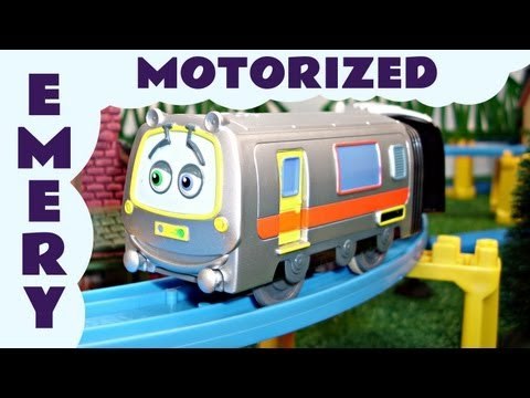 Motorized Chuggington Tomy Emery on Track Kids Thomas The Tank Engine Toy Train Set