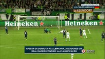 Real Madrid perde a primeira partida do confronto com o Wolfsburg