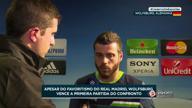 Wolfsburg vence o Real Madrid na primeira partida das quartas da Liga dos Campeões
